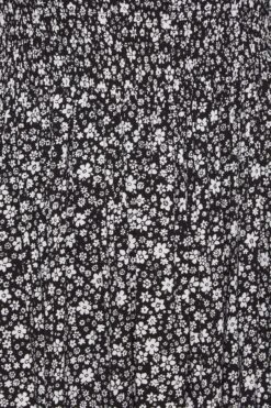 YOURS - Midaxi-jurk Met Bardot-hals En Bloemmotief In Zwart -NAOMI Kleding Winkel 05aeeee0 7bce 4f 137289 Z