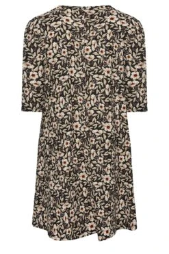 YOURS - Jurk Met Bloemmotief, Stretch & Zakken In Zwart 13 YOURS - Jurk Met Bloemmotief, Stretch & Zakken In Zwart -NAOMI Kleding Winkel 08041288 af6f 4d 301907 Y