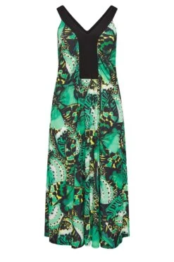 YOURS LONDON - Mouwloze Maxi-jurk Met Vlinderprint In Groen 12 YOURS LONDON - Mouwloze Maxi-jurk Met Vlinderprint In Groen -NAOMI Kleding Winkel 0fb9241b a094 40 162185 X