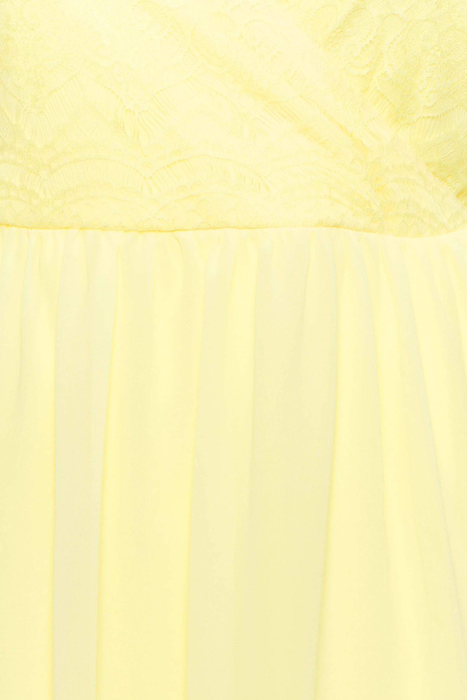 YOURS LONDON - Maxi-jurk Met Omslag & Kant In Geel 6 YOURS LONDON - Maxi-jurk Met Omslag & Kant In Geel - Afbeelding 4