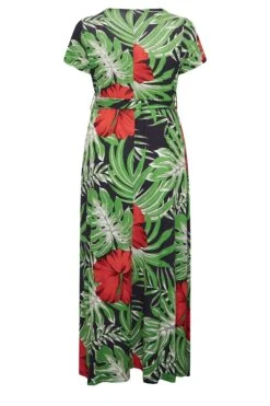 YOURS - Maxi-jurk Met Bloemmotief In Groen & Rood 13 YOURS - Maxi-jurk Met Bloemmotief In Groen & Rood -NAOMI Kleding Winkel 12c6597f 3908 44 301697 Y