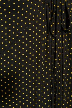 LIMITED COLLECTION - Midaxi-jurk Met Lange Mouwen, Stippenprint & Strikdetail In Zwart 11 LIMITED COLLECTION - Midaxi-jurk Met Lange Mouwen, Stippenprint & Strikdetail In Zwart -NAOMI Kleding Winkel 13051aa6 7e9b 41 215192 Z