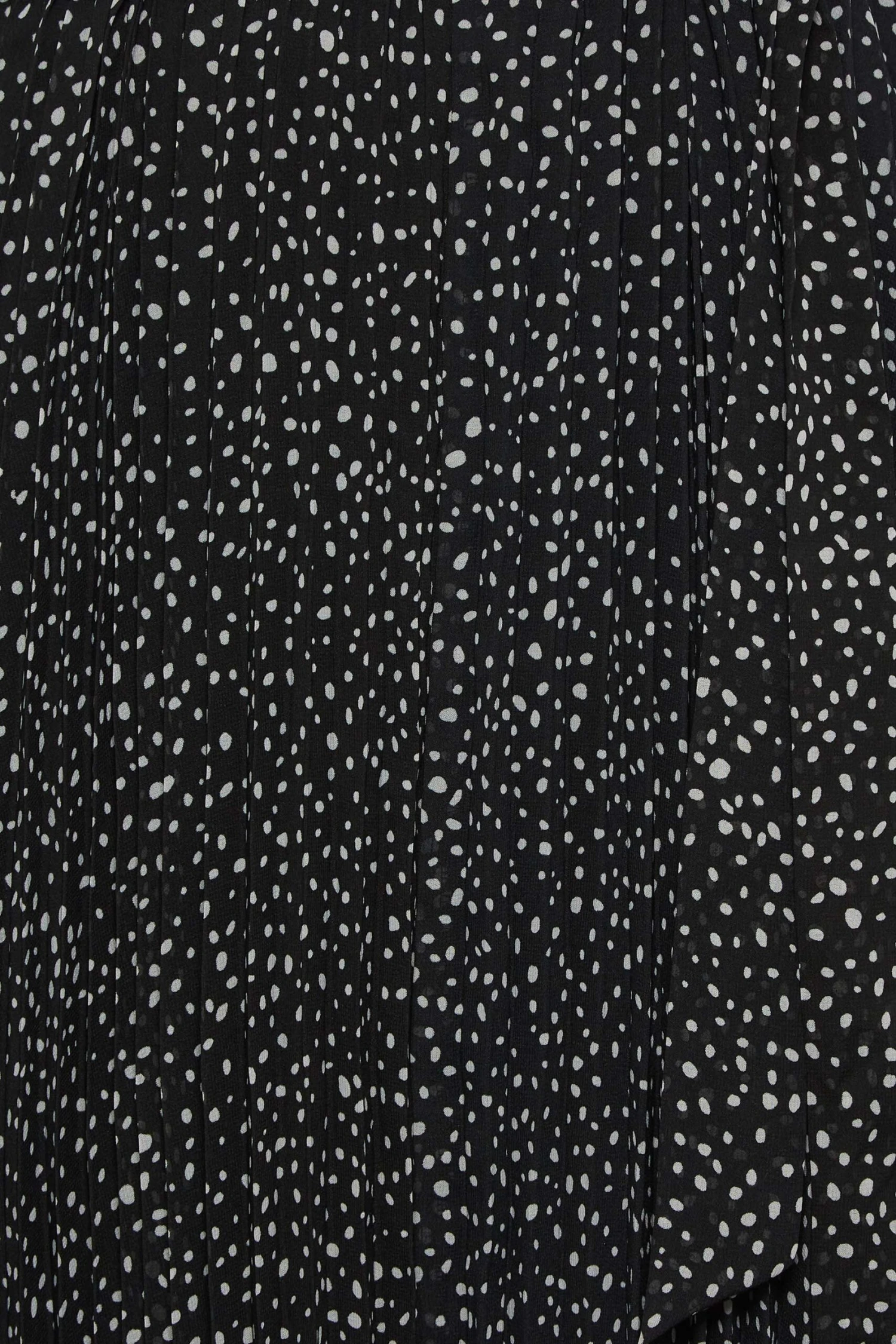 YOURS LONDON - Geplooide Maxi-jurk Met Stippenprint In Zwart 6 YOURS LONDON - Geplooide Maxi-jurk Met Stippenprint In Zwart - Afbeelding 4