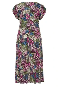 YOURS - Maxi-jurk Met Bloemmotief & Omslag In Zwart/groen 13 YOURS - Maxi-jurk Met Bloemmotief & Omslag In Zwart/groen -NAOMI Kleding Winkel 17022e37 bca5 48 301889 Y