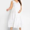 BUMP IT UP MATERNITY - Gelaagde Midi-jurk Van Broderie In Wit -NAOMI Kleding Winkel 1e33bc68 58f6 4f 158399 A