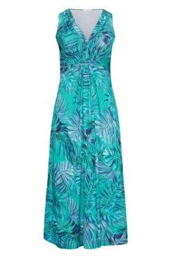 YOURS LONDON - Maxi-jurk Met Tropische Print & Knoopdetail In Groen 12 YOURS LONDON - Maxi-jurk Met Tropische Print & Knoopdetail In Groen -NAOMI Kleding Winkel 1f4206b8 7e44 41 161331 X