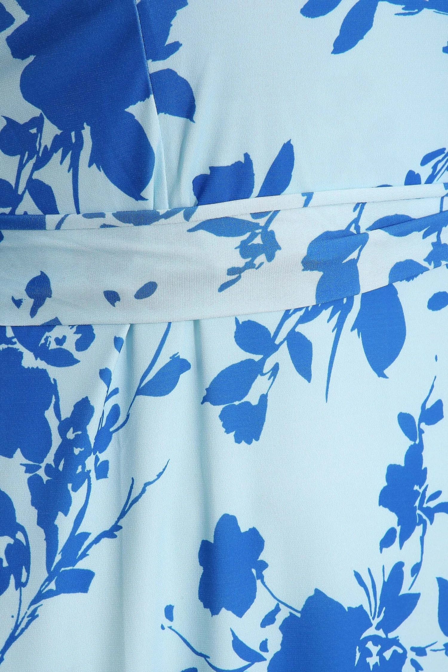 YOURS LONDON - Maxi-jurk Met Bloemenprint & Blote Schouders In Blauw 6 YOURS LONDON - Maxi-jurk Met Bloemenprint & Blote Schouders In Blauw - Afbeelding 4