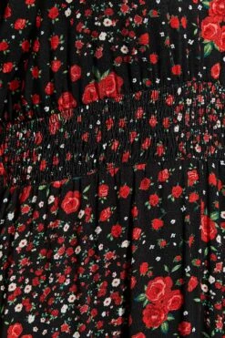 YOURS LONDON - Maxi-jurk Met Bloemenprint & Elastische Taille In Zwart En Rood 11 YOURS LONDON - Maxi-jurk Met Bloemenprint & Elastische Taille In Zwart En Rood -NAOMI Kleding Winkel 3096e049 c0bf 41 161939 Z