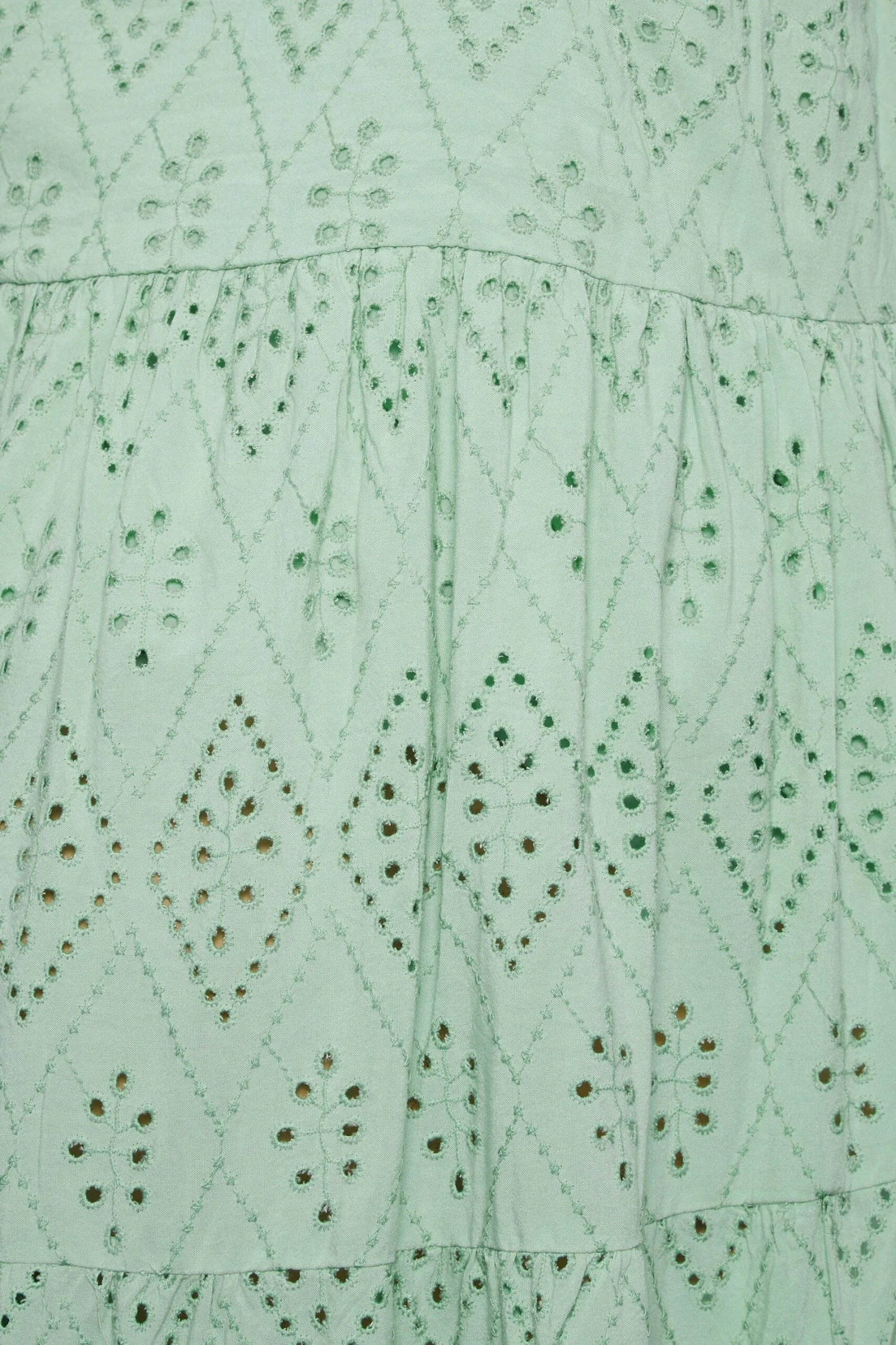 BUMP IT UP MATERNITY - Gelaagde Midi-jurk Van Broderie In Saliegroen 6 BUMP IT UP MATERNITY - Gelaagde Midi-jurk Van Broderie In Saliegroen - Afbeelding 4