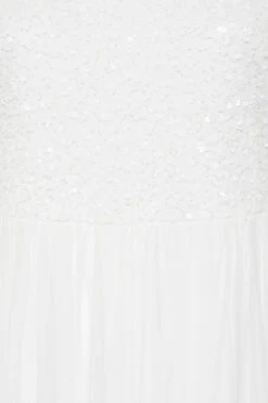 LUXE - Maxi-jurk Met Lovertjes In Wit -NAOMI Kleding Winkel 4133a50f 12f5 40 161987 Z