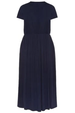 YOURS LONDON - Maxi-jurk Met Zakken In Donkerblauw -NAOMI Kleding Winkel 43b2ab34 4fe7 49 157051BK