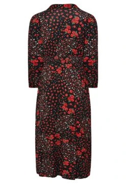 YOURS LONDON - Maxi-jurk Met Bloemenprint & Elastische Taille In Zwart En Rood 13 YOURS LONDON - Maxi-jurk Met Bloemenprint & Elastische Taille In Zwart En Rood -NAOMI Kleding Winkel 46507368 94fe 4d 161939 Y