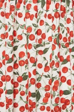 LIMITED COLLECTION - Maxi-jurk Met Kersenprint En Ruchedetail In Wit 11 LIMITED COLLECTION - Maxi-jurk Met Kersenprint En Ruchedetail In Wit -NAOMI Kleding Winkel 499f0529 b1be 40 215683 Z