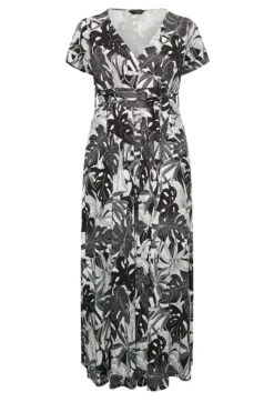 YOURS - Maxi-jurk Met Bladerprint In Zwart & Wit 12 YOURS - Maxi-jurk Met Bladerprint In Zwart & Wit -NAOMI Kleding Winkel 52679fca 8068 49 301698 X