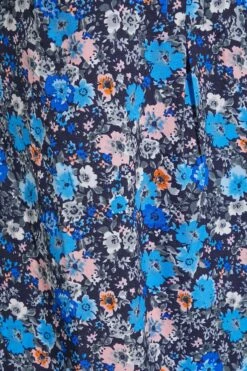 Mouwloze Midi-jurk Met Bloemenprint & Zakken In Blauw -NAOMI Kleding Winkel 55473632 a3b6 41 173931 Z