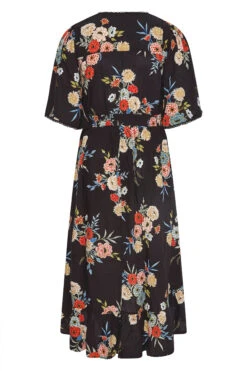 Midi-jurk Met Bloemenprint & Lange Achterkant In Zwart 11 Midi-jurk Met Bloemenprint & Lange Achterkant In Zwart -NAOMI Kleding Winkel 625e58b6 30bd 45 137117 Y