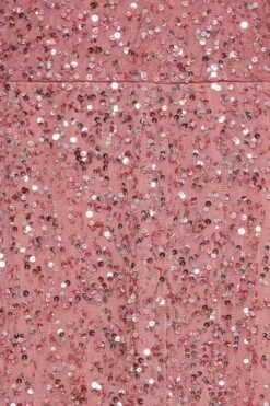 LUXE - Maxi-jurk Met All-over Paillettenversiering & Engelmouwen In Roze -NAOMI Kleding Winkel 67760add 9f65 47 161992 Z