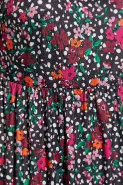 LIMITED COLLECTION - Midi-jurk Met Gemengde Print In Zwart 11 LIMITED COLLECTION - Midi-jurk Met Gemengde Print In Zwart -NAOMI Kleding Winkel 6c644121 a925 4c 215144 Z