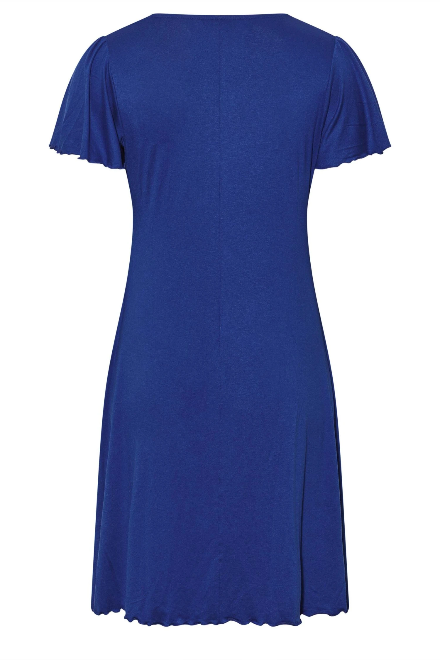 Midi-jurk Met Gehaakte Inzet In Blauw 8 Midi-jurk Met Gehaakte Inzet In Blauw - Afbeelding 6