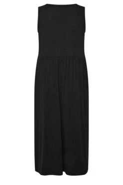 LIMITED COLLECTION - Mouwloze Maxi-jurk Met Knoopdetail In Zwart 13 LIMITED COLLECTION - Mouwloze Maxi-jurk Met Knoopdetail In Zwart -NAOMI Kleding Winkel 79036e16 0ee9 4c 215754 Y