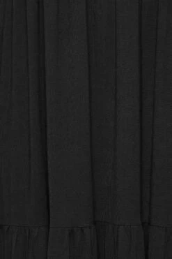 YOURS - Gelaagde Midaxi-jurk Met Lange Mouwen In Zwart -NAOMI Kleding Winkel 7a76386a 62e6 43 137519 Z