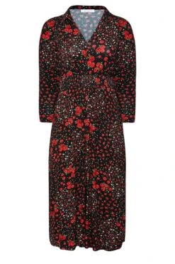 YOURS LONDON - Maxi-jurk Met Bloemenprint & Elastische Taille In Zwart En Rood 12 YOURS LONDON - Maxi-jurk Met Bloemenprint & Elastische Taille In Zwart En Rood -NAOMI Kleding Winkel 7bad0144 bc45 4f 161939 X