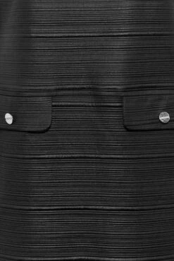 Gebreide Jurk Met Korte Mouwen & Nepzakken In Zwart -NAOMI Kleding Winkel 7f733d57 1047 40 174228 Z