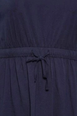 YOURS - Mini-jurk Met Strikdetail En Korte Mouwen In Donkerblauw -NAOMI Kleding Winkel 95ff472f f955 4b 137303 Z