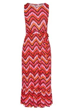 YOURS LONDON - Mouwloze Maxi-jurk Met Geo-print In Oranje 12 YOURS LONDON - Mouwloze Maxi-jurk Met Geo-print In Oranje -NAOMI Kleding Winkel 9b5bb4d5 95d0 4d 161588 X