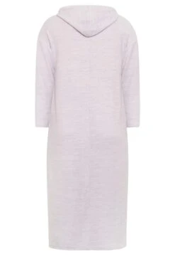 Soft Touch Hoodie-jurk Met Zijsplitten In Lila -NAOMI Kleding Winkel 9c655ec8 fe77 43 301555 Y