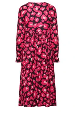 LIMITED COLLECTION - Midaxi-jurk Met Dierenprint & Lange Mouwen In Roze 13 LIMITED COLLECTION - Midaxi-jurk Met Dierenprint & Lange Mouwen In Roze -NAOMI Kleding Winkel a65374ef 320f 43 215125 Y