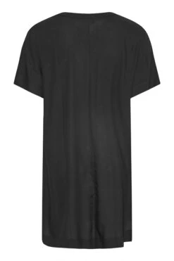 LIMITED COLLECTION - Jurk Met Korte Mouwen En Hals Met Inkeping In Zwart -NAOMI Kleding Winkel a8e64440 3577 4a 213530 Y