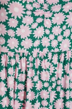 Gelaagde Midaxi-jurk Met Bloemenprint & Flaremouwen In Groen En Roze 11 Gelaagde Midaxi-jurk Met Bloemenprint & Flaremouwen In Groen En Roze -NAOMI Kleding Winkel ab42a1f2 0014 46 137197 Z