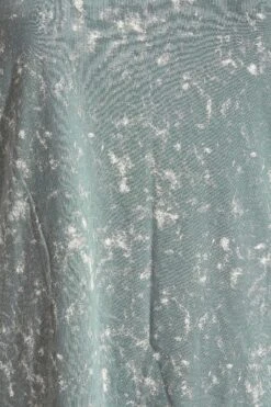 LIMITED COLLECTION - Midaxi T-shirt-jurk Met Zijsplit In Groene Acid Wash -NAOMI Kleding Winkel b8f1cf06 beb7 42 214434 Z