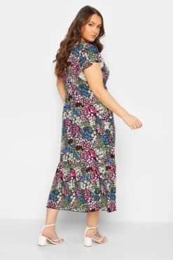 YOURS - Maxi-jurk Met Bloemmotief & Omslag In Zwart/groen 9 YOURS - Maxi-jurk Met Bloemmotief & Omslag In Zwart/groen -NAOMI Kleding Winkel b9afe057 9737 4f 301889 C