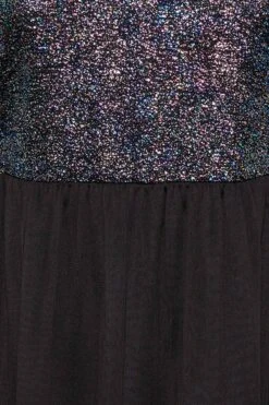 LIMITED COLLECTION - Midi-jurk Met Mesh Rok & Glitter In Zwart 11 LIMITED COLLECTION - Midi-jurk Met Mesh Rok & Glitter In Zwart -NAOMI Kleding Winkel bd1b71b9 c03a 45 215050 Z