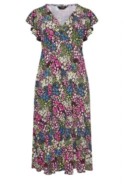 YOURS - Maxi-jurk Met Bloemmotief & Omslag In Zwart/groen 12 YOURS - Maxi-jurk Met Bloemmotief & Omslag In Zwart/groen -NAOMI Kleding Winkel c44ba0e7 76dc 4f 301889 X