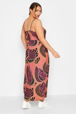 LIMITED COLLECTION - Maxi-jurk Met Dierenprint & Cami-bandjes In Oranje -NAOMI Kleding Winkel c55c3c6f 1ffb 4c 215536 C