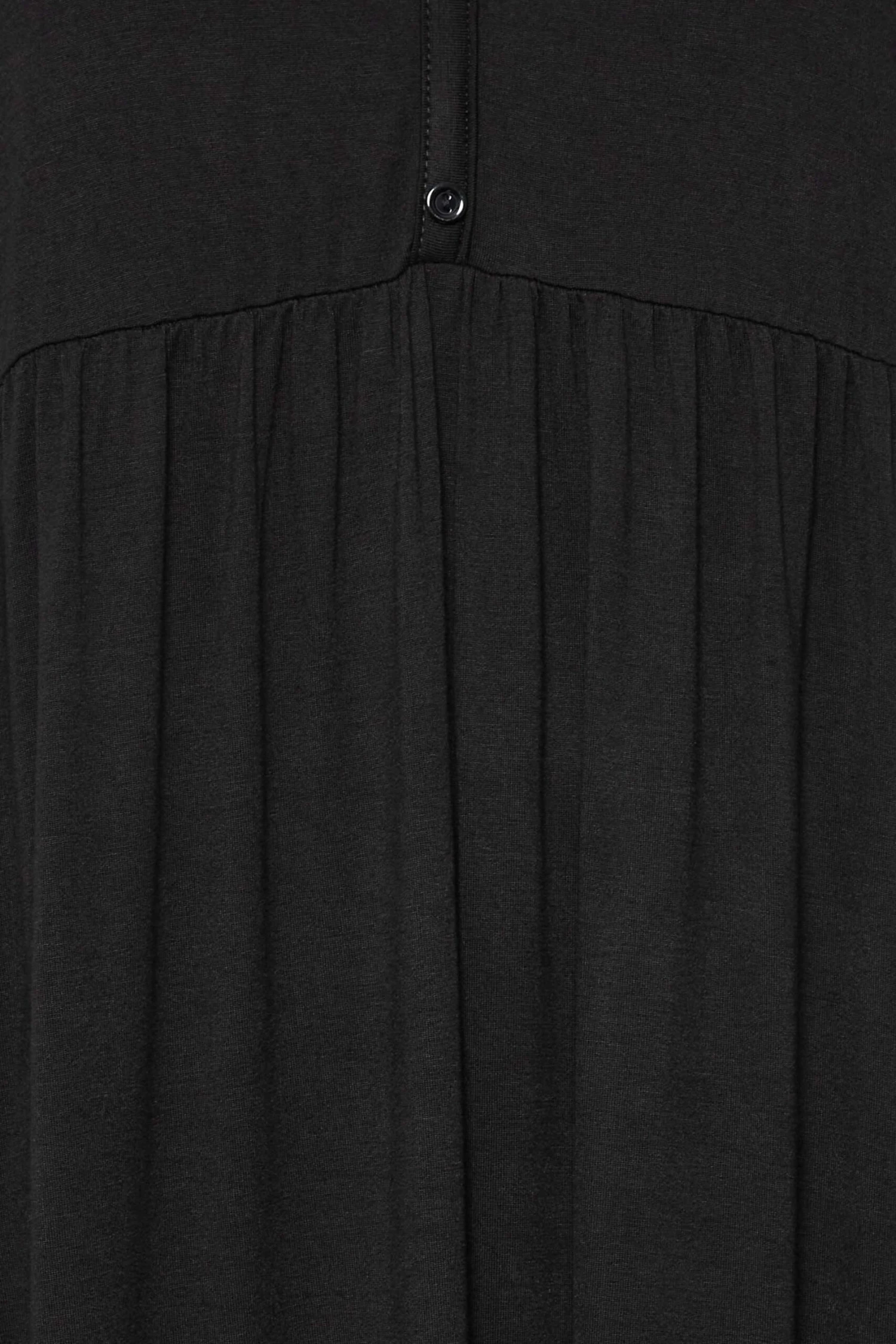 LIMITED COLLECTION - Mouwloze Maxi-jurk Met Knoopdetail In Zwart 6 LIMITED COLLECTION - Mouwloze Maxi-jurk Met Knoopdetail In Zwart - Afbeelding 4