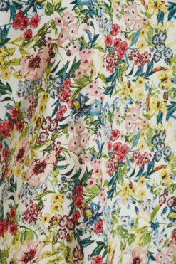 Shift-jurk Met Bloemetjesprint & Lange Achterkant In Multi -NAOMI Kleding Winkel cef07eed eb2a 4d 174112 Z