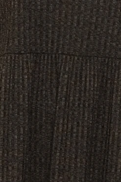 Geribbelde Midi-jurk Met Ruchezoom In Donkergrijs -NAOMI Kleding Winkel dcb2c0a9 3dc4 41 301501 Z