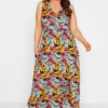 YOURS - Mouwloze Maxi-jurk Met Topische Print & Zakken In Zwart 1 YOURS - Mouwloze Maxi-jurk Met Topische Print & Zakken In Zwart -NAOMI Kleding Winkel e4d13761 e03e 40 301902 B