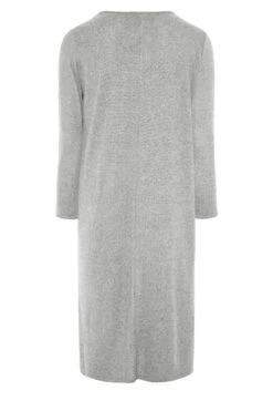 T-shirt-jurk Met Lange Mouwen En Zijsplitten In Gemêleerd Grijs 13 T-shirt-jurk Met Lange Mouwen En Zijsplitten In Gemêleerd Grijs -NAOMI Kleding Winkel e9765972 fa77 4e 192359 YR