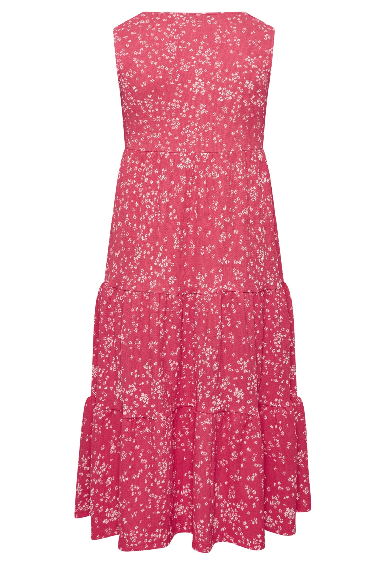 YOURS - Mouwloze Midaxi-jurk Met Bloemmotief In Roze 8 YOURS - Mouwloze Midaxi-jurk Met Bloemmotief In Roze - Afbeelding 6