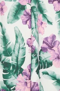 YOURS LONDON - Cami-jurk Met Tropische Print & Strikdetail In Wit/paars 12 YOURS LONDON - Cami-jurk Met Tropische Print & Strikdetail In Wit/paars -NAOMI Kleding Winkel ebdda5b4 824d 4c 162197 Z