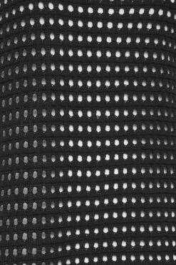 YOURS - Gehaakte Midaxi-jurk In Zwart -NAOMI Kleding Winkel ec71ddcc 7596 48 192983 Z