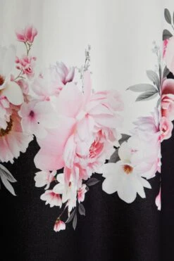 YOURS LONDON - Midi-jurk Met Bloemen & Lange Mouwen In Zwart En Wit 11 YOURS LONDON - Midi-jurk Met Bloemen & Lange Mouwen In Zwart En Wit -NAOMI Kleding Winkel ed79433a f8c3 4e 161474 Z