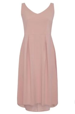 YOURS LONDON - Curve Mouwloze Midi-jurk Met Lange Achterkant In Roze 11 YOURS LONDON - Curve Mouwloze Midi-jurk Met Lange Achterkant In Roze -NAOMI Kleding Winkel ee983d10 724f 4d 161364 F