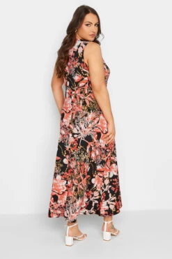 YOURS - Mouwloze Maxi-jurk Met Bloemmotief & Zakken In Zwart/oranje 9 YOURS - Mouwloze Maxi-jurk Met Bloemmotief & Zakken In Zwart/oranje -NAOMI Kleding Winkel f236c82f dfb9 49 301901 C