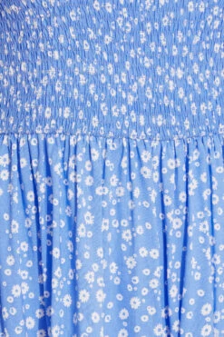 Midaxi-jurk Met Bardot-hals En Bloemetjesprint In Blauw -NAOMI Kleding Winkel f3efbdb5 68ec 4a 137096 Z